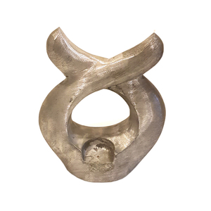 Urn — artisanat flamme éternelle en aluminium moulé, sculpture moderne, pour ahes naturelles, nouvelle collection - Product Image 3