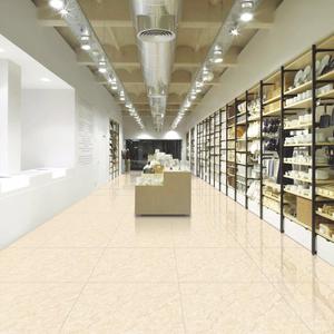 Azulejos de porcelana de sal soluble Interior del piso 600x600mm Superficie sólida Vitrificado Grado AAA Resistente al ácido Aspecto de lujo moderno - Product Image 1