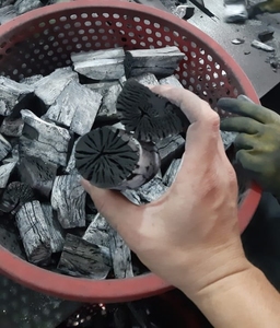 Quick <b>Lighting</b> Natural Hardwood White <b>Oak</b> Wood Logan/Orange Charcoal Grill 4-5 Hours Burning Time 6500 Calory for Outdoor BBQ - Product Image 4