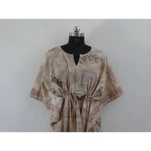 Vintage Silk Saree Dress Recycled Silk Night Sleepwear Robe Kaftan Plus Size Summer Tunic Luxury Tunic Bridal Bathrobe Gown - Product Image 2