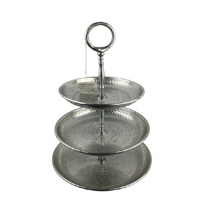 Unique Style Cake Tools Cupcake Serving Stand Crystal Design Luxurious Square Shape Cake Stand for Restaurant Decoration - Product Image 2