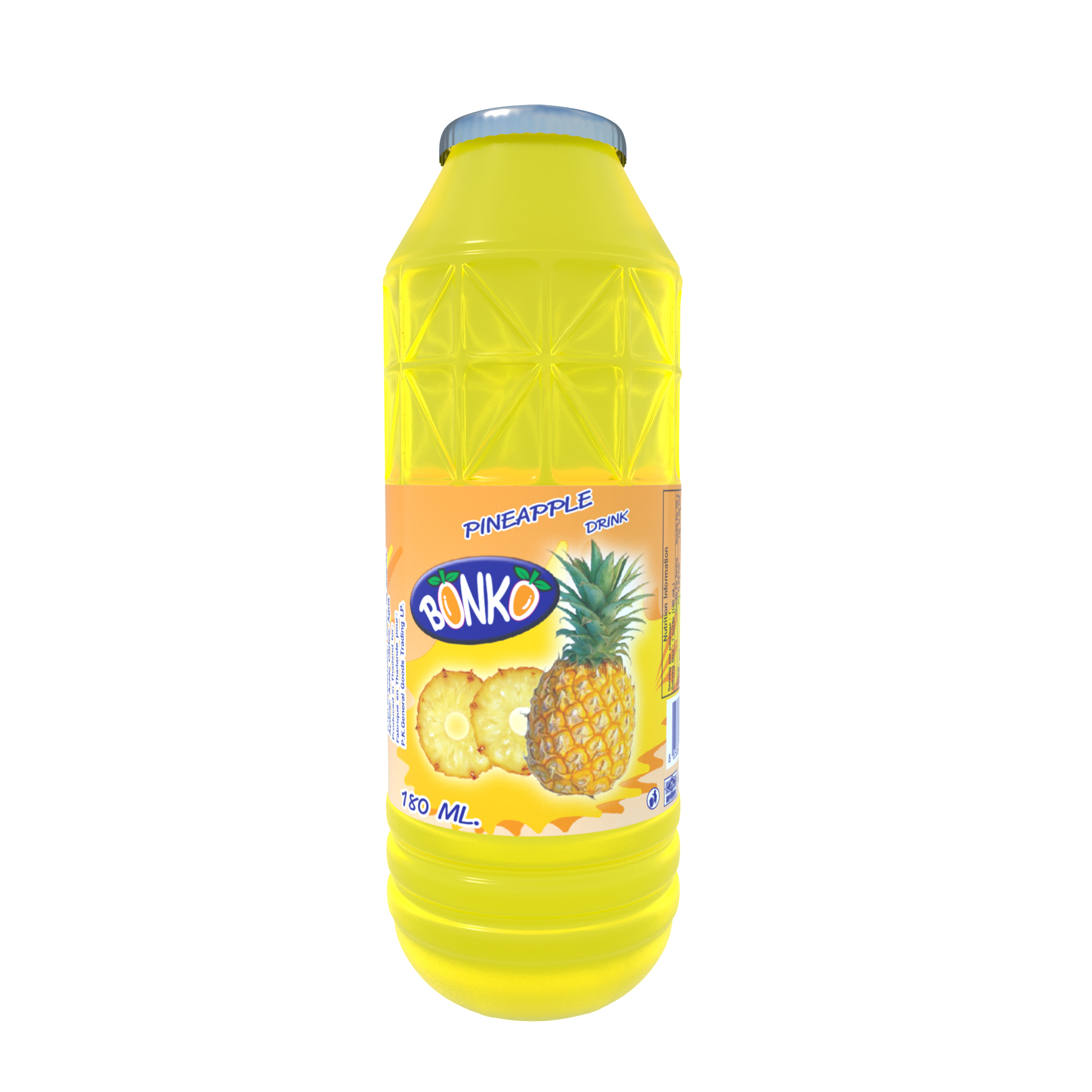 Fruit Drink Juice Pineapple 180ml Plastic bottle BONKO brand
