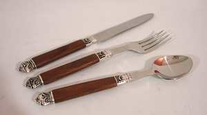 Ensemble de couverts fantaisie pour table de mariage, ensemble de couverts en acier inoxydable avec polissage brillant/placage nickel, ensemble de couverts décoratifs indiens faits à la main - Product Image 4