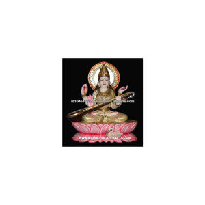 Estatua de mármol de diosa Saraswati - Product Image 1