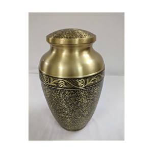 Urna de cremación de Metal de diseño contemporáneo o urna de recuerdo Urnas conmemorativas funerarias para decoración de servicios de entierro Llegada caliente - Product Image 4