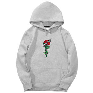 Cotton Fleece <b>Men's</b> <b>Hoodie</b> Zipper Custom Printed Logo Anti-Wrinkle Breathable Rhinestone Embellishment <b>Plain</b> <b>Grey</b> Block Design - Product Image 4