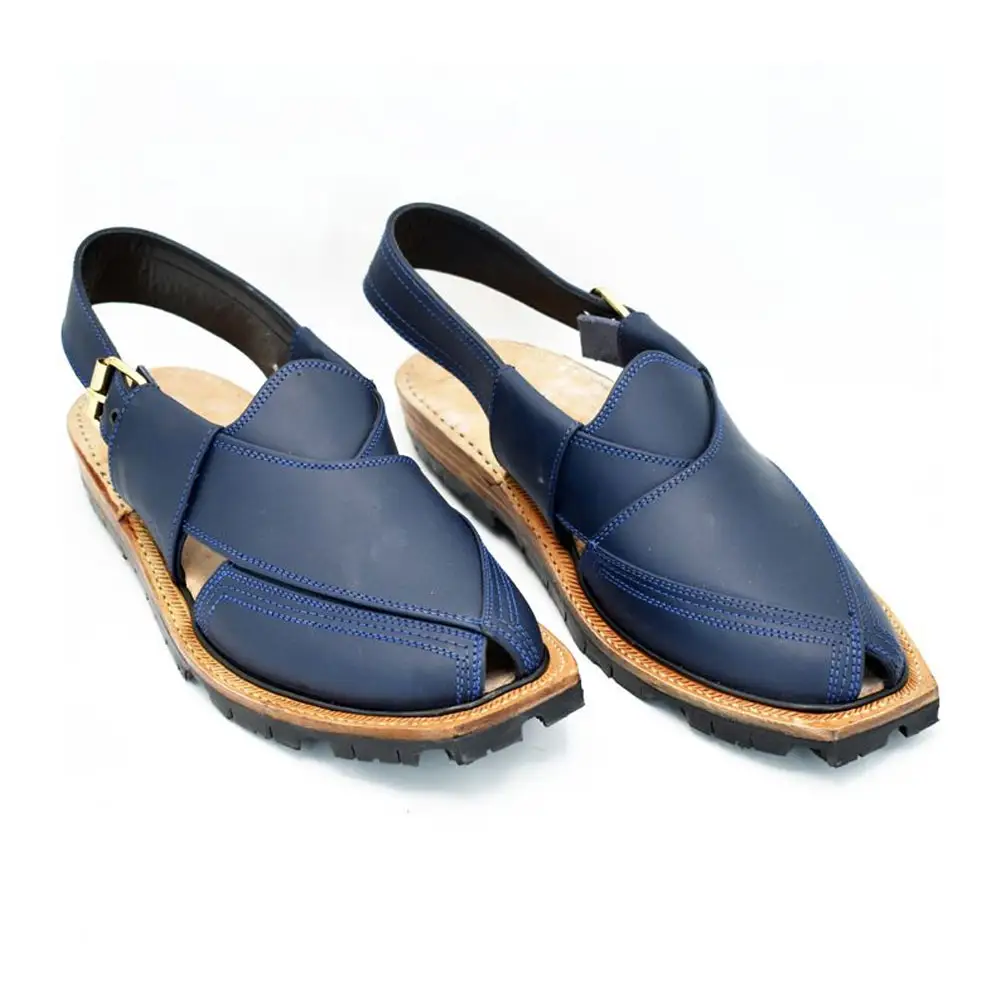 أحذية كاجوال تقليدية للرجال مصنوعة حسب الطلب ، صنادل من الجلد قابلة للتعديل للبالغين من موسم الصيف
