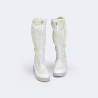 Chaussures de salle blanche ESD OEM fabriquées au Vietnam en cuir microfibre PVC de qualité, bottes unisexes antistatiques hiver/été N/A GW