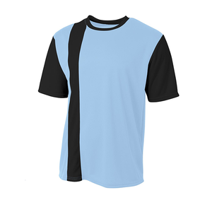 Maillot de football à séchage rapide pour adultes et jeunes, uniformes d'équipe personnalisés, impression de logos, expédition rapide, chemises en maille imprimées par sublimation OEM - Product Image 2