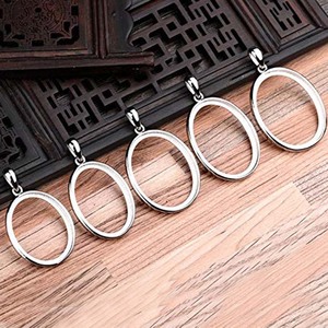 12x16 MM lunette Cabochon réglage tasse pendentif Top grossiste en argent Sterling composant vierge pince de serrage simple charme trouver des bijoux - Product Image 1