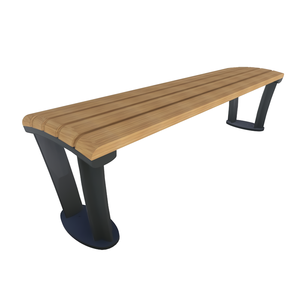 Metal Bench with Handrail Rest <b>Chair</b> Patio Bench Outdoor Furniture Outdoor Area Outdoor <b>Table</b> Garden Wooden Hot <b>Sale</b> Outdoor - Product Image 5