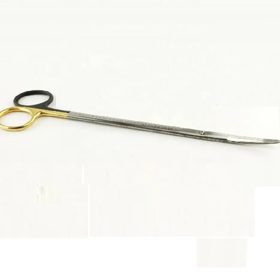 Workpro — ciseaux chirurgicales de 8 pouces, incurvés, avec poignée en noir et en or, fabriqué en allemagne,