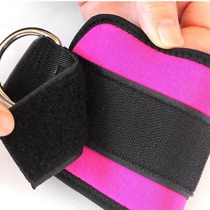 Sangles pour chevilles rembourrées pour Machines à câble, poignets rembourrées pour les jambes, les fessiers, les Abs et les hanches, convient aux hommes et femmes, sangles réglables, 2 pièces - Product Image 5