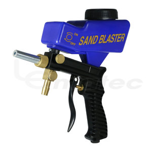 LEMATEC Sablage portable 600cc à alimentation par gravité, 150 PSI max, tuyau d'air inclus - Product Image 4