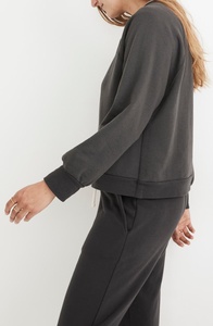 Sweat-shirt d'hiver imperméable en molleton 100% coton doublé de haute qualité pour femmes, confortable et à séchage rapide - Product Image 3