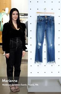 Vente en gros 100% coton jean droit pour femmes haute qualité respirant Streetwear fermeture éclair décontracté délavé pantalon extensible - Product Image 6