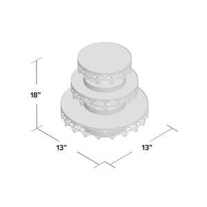 3 pièces support de gâteau - Product Image 2