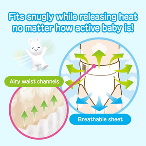 Pañales mullidos para bebés KAO producto suave y transpirable cómodo hecho en Japón L44 calidad japonesa suave de buena calidad - Product Image 3