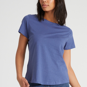 Camiseta OEM elegante para amantes de los jeans, estilo nuevo y popular 2021, 100% algodón, camiseta para mujer - Product Image 6