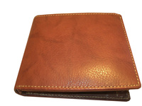 Dompet Kulit PU Pria Kulit Cokelat, Dompet Kulit PU Modis Pria Grosir Baru