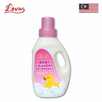 Deterjen Cair Pencuci Pakaian Bayi LOVAS Ultra-Konsentrat Ramah Lingkungan, Busa Rendah, Membersihkan Noda Membandel, Untuk Pakaian Sekali Pakai