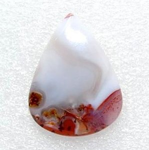 Agate marocaine en vrac pierre précieuse poire forme cabochon uni incroyable qualité fabrication de bijoux naturels prix de gros - Product Image 2