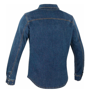 Vente chaude AA Aramid Doublure Veste en jean pour hommes Chemises à col à la mode avec protection principale - Product Image 3
