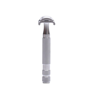 Cabezal de maquinilla de afeitar, mango de acero inoxidable, seguridad, acero sin manchas, el mejor precio, venta al por mayor - Product Image 2