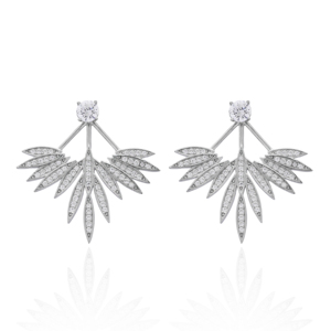 ต่างหูรูปฟีนิกซ์สีฟ้าครามแบบตุรกี925เครื่องประดับเงินสเตอร์ลิง - Product Image 4