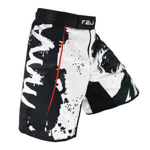 High Stretch Martial Arts <b>Grappling</b> Kickboxing Jiu Jitsu BJJ Fight Muay Thai Custom Sublimation MMA <b>Short</b> Boxing <b>Shorts</b> Micro - Product Image 5