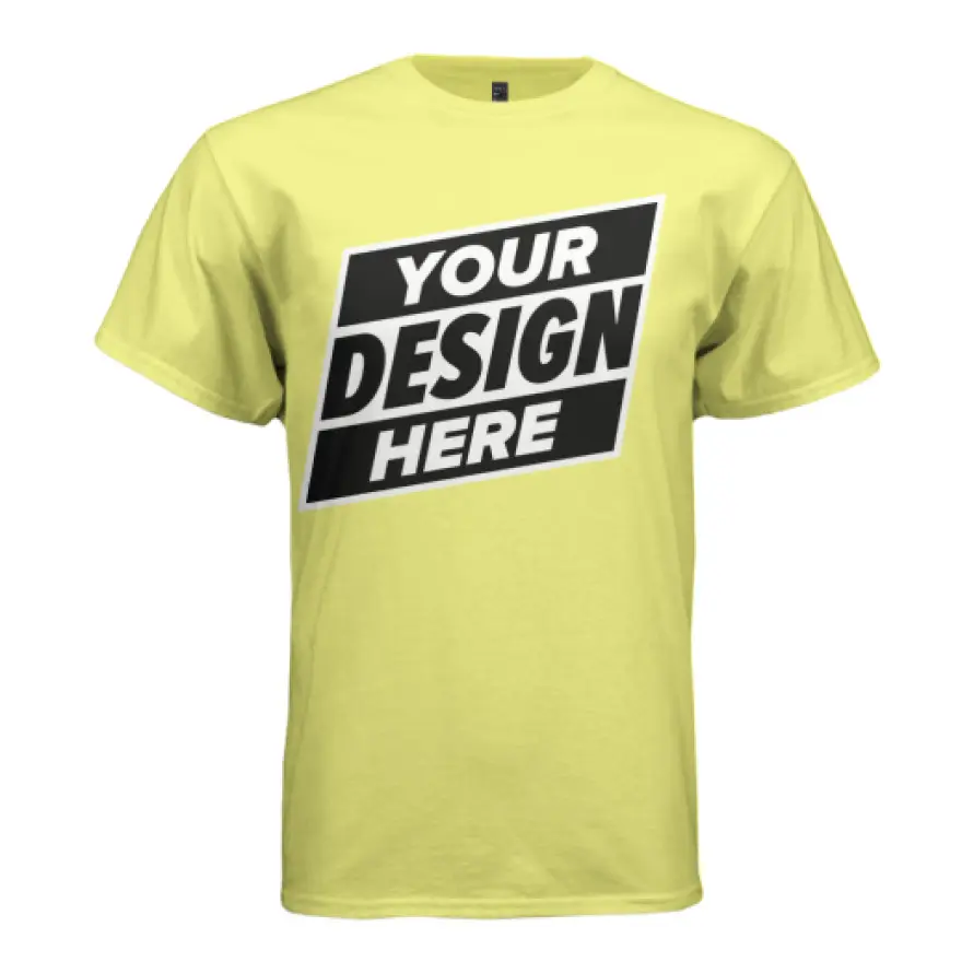 T-Shirt con stampa personalizzata | Stampa il tuo Logo o Design | T-Shirt classica in cotone filato ad anello da uomo e donna