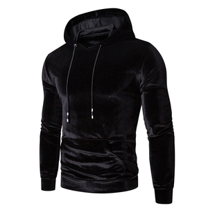 Sudadera con capucha cómoda de lana de algodón para hombre, diseño de moda personalizado con bordado e estampado tejido de punto lavable de talla grande, venta al por mayor - Product Image 4