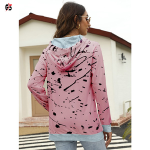 Customized Sublimation Printed <b>Women's</b> <b>Pullover</b> Hoodies Warm Polyester Fleece OEM Winter Season Cheap Premium Quality Sweatshirt - Product Image 3