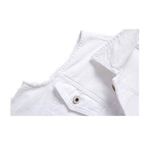 High Quality New Men's Fashion Jeans Vest Street Wear Men's Jeans Vest Male Denim Jacket Bea Colour - Product Image 5