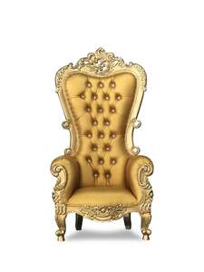 Sillas de madera de lujo con respaldo alto, sillas de madera tallada antigua, para bodas y eventos - Product Image 5