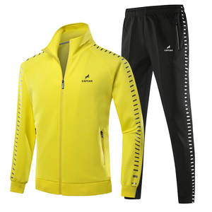 ชุดกีฬาวิ่งจ๊อกกิ้งผู้ชายดีไซน์ใหม่ล่าสุดไซส์ XL ชุดออกกำลังกายระบายอากาศแห้งเร็วออกแบบโลโก้ได้ตามต้องการ - Product Image 3