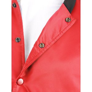 Chaqueta universitaria de hombre de algodón de rizo francés 480GSM personalizada OEM decoración de bordado con capucha y soporte de invierno con logotipo personalizado al por mayor - Product Image 3