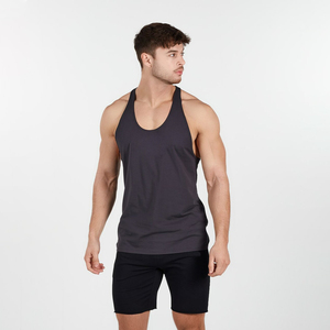Logo personnalisé débardeur vêtements de fitness hommes respectueux de l'environnement bambou t-shirts vêtements d'entraînement grande taille Sport Gym hommes gilets - Product Image 3