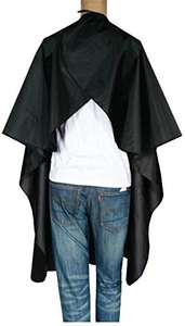 ผ้าคลุมไหล่ตัดผมสำหรับผู้ชาย,เสื้อคลุมตัดผมตัดผมตัดผมสีดำดีไซน์โลโก้ตามสั่ง - Product Image 2