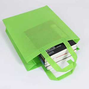 खरीदारी के लिए मुद्रित लोगो प्रोमो पत्र पैटर्न बैग के साथ मील कस्टम इको-फ्रेंडली गैर-बुना उपहार बैग - Product Image 2