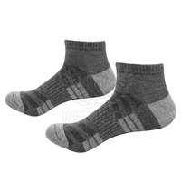 Chaussettes d'hiver en laine 100% pour hommes, style ras du cou, antidérapantes, respirantes, absorbant la transpiration, séchage rapide, invisibles, avec logo personnalisé, service OEM