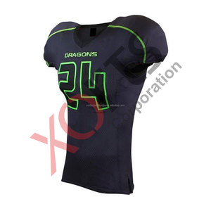 Factory Wholesale Custom New Design 5xl <b>Mesh</b> Short Sleeve Sublimation American Football Jersey 2026 High Quality Breathable - Product Image 3
