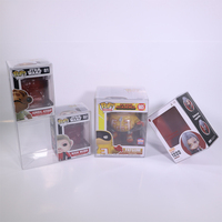 Boîtier en plastique vinyle Funko sans acide épaisseur 0.5mm 4 pouces protecteur PET Funko Pop Toy Case