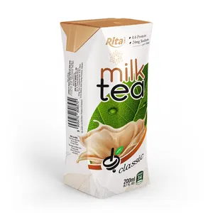 Hersteller Premium Qualität Vietnam Soft Dink 200ml Papier box OEM Milch tee