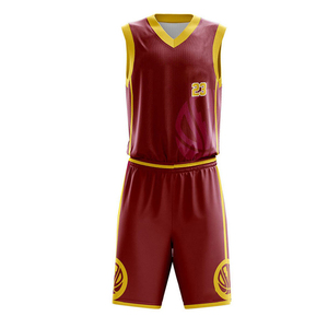 Kit de baloncesto personalizado para hombre, uniforme de baloncesto de alta calidad con diseño de sublimación - Product Image 5
