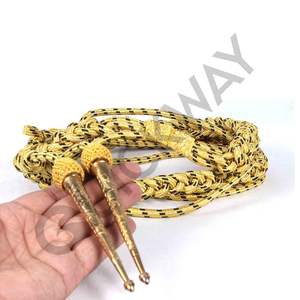 Aiguillette uniforme en mylar argenté OEM de haute qualité avec deux embouts Aiguillettes confortables en fil d'argent - Product Image 3