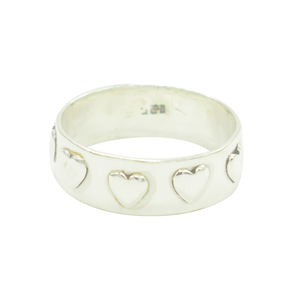 Meilleure vente Coeur Design Sterling 925 Bague en argent personnalisé lunette réglage léger bijoux fins pour la Saint-Valentin - Product Image 1