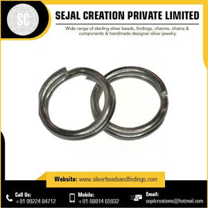 Meilleure qualité incroyable anneaux de saut en argent sterling prix de gros pour les composants et les résultats de bijoux - Product Image 5