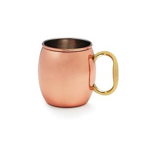 Taza para beber agua martillada de cobre de diseño admirable, taza de jugo de café de forma redonda hecha a mano para uso de vajilla - Product Image 4