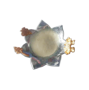 Assiettes en aluminium Plateau de service fait à la main pour table à manger, maison et cuisine avec finition couleur or de haute qualité avec poignée - Product Image 3